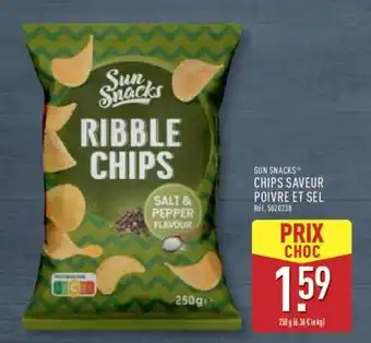 ALDI Sun Snacks Ribble Chips offre