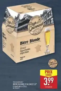 ALDI BIÈRE BLONDE D'ALSACE 5,5° offre