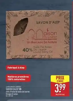 ALDI SAVON D'ALEP offre