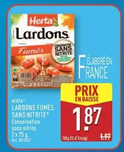 ALDI Herta Lardons Fumés Sans Nitrite offre