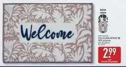 ALDI HOME CREATION PAILLASSON IMPRIMÉ offre