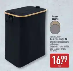 ALDI HOME CREATION PANIER À LINGE offre