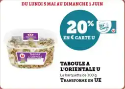 Super U Taboule a l'orientale u offre