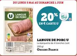 Langue de porc u