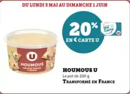 Super U Houmous u offre