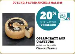 Super U Ossau-iraty aop u saveurs offre