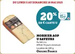 Super U Morbier aop u saveurs offre