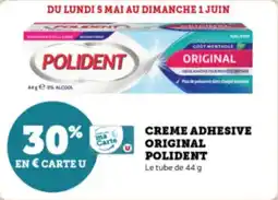 Super U Creme adhesive original polident offre