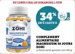 Complement alimentaire magnesium 30 jours zohi