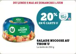 Super U Salade nicoise au thon u offre