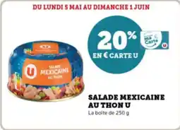 Super U Salade mexicaine authon u offre