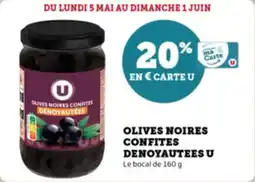 Olives noires confites denoyautees u
