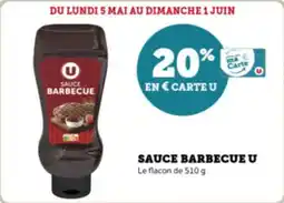 Super U Sauce barbecue u offre