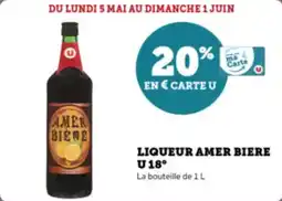 Super U Liqueur amer biere u18° offre