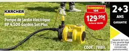 Screwfix Kärcher Pompe de jardin électrique BP 4.500 Garden Set Plus offre