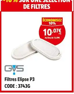 Screwfix GVS Filtres Elipse P3 offre