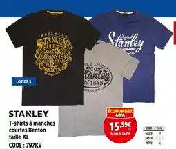 Screwfix Stanley T-shirts à manches courtes Benton offre