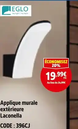 Screwfix Eglo Applique murale extérieure Laconella offre