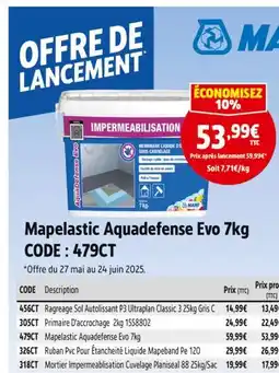 Mapei Mapelastic Aquadefense Evo 7kg