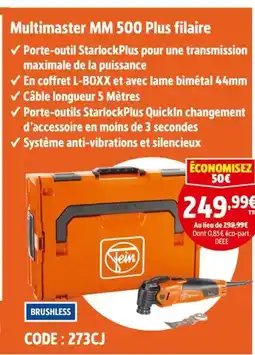 Screwfix Fein Multimaster MM 500 Plus filaire offre