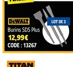 Screwfix DEWALT Burins SDS Plus offre