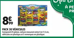 Supeco PACK 30 VÉHICULES offre