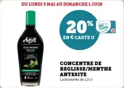 Concentre de reglisse menthe antesite