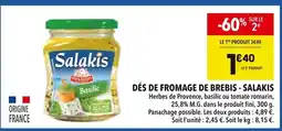 Supeco SALAKIS Dés de fromage de brebis offre