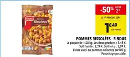 Supeco FINDUS Pommes rissolées offre