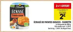 Supeco Florette Écrasé de patates douces offre