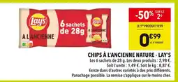Supeco LAY’S Chips à l'ancienne nature offre