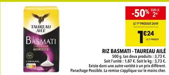 Supeco TAUREAU AILÉ Riz basmati offre