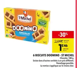 Supeco ST MICHEL 6 Biscuits Doomino offre