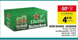 Supeco Heineken Bière blonde offre