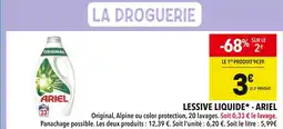 Supeco Ariel Lessive liquide offre