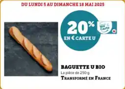 Super U Baguette u bio offre