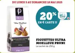 Super U Figuettes ultra moelleux pruni offre
