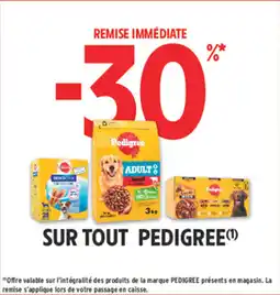 Intermarché Sur tout pedigree offre