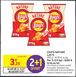 Intermarché Chips nature lay's offre