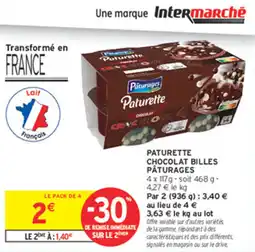 Intermarché Paturette chocolat billes pâturages offre