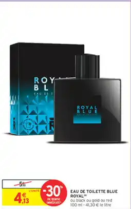 Intermarché Eau de toilette blue royal offre