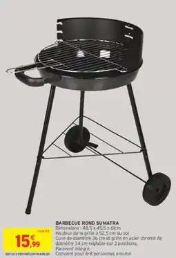 Intermarché Barbecue rond sumatra offre