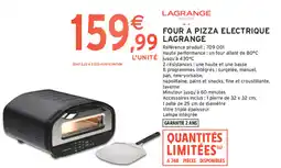 Intermarché Four a pizza electrique lagrange offre