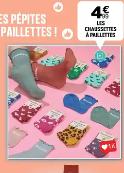 Chaussettes à paillettes