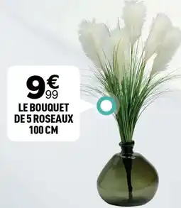 Centrakor Le bouquet de 5 roseaux 100 cm offre