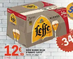 E.Leclerc Bière blonde belge d'abbaye leffe offre