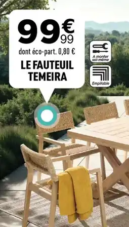 Centrakor Le fauteuil temeira offre