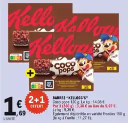 E.Leclerc Barres kellogg's offre