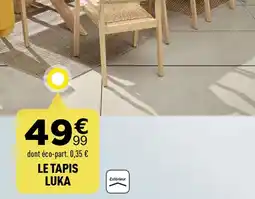 Centrakor Le tapis luka offre