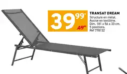 Trafic Transat dream offre